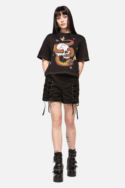 Dangerfield - Snake For Brains Grunge Tee - black