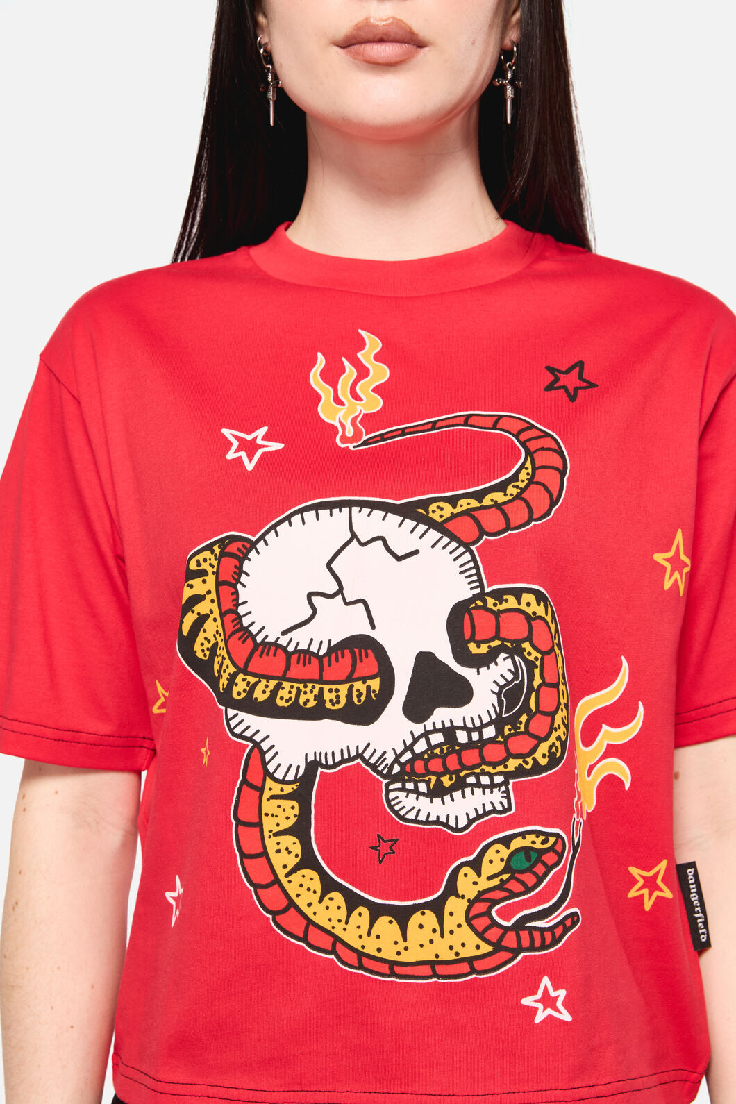 Dangerfield - Snake For Brains Grunge Tee - red
