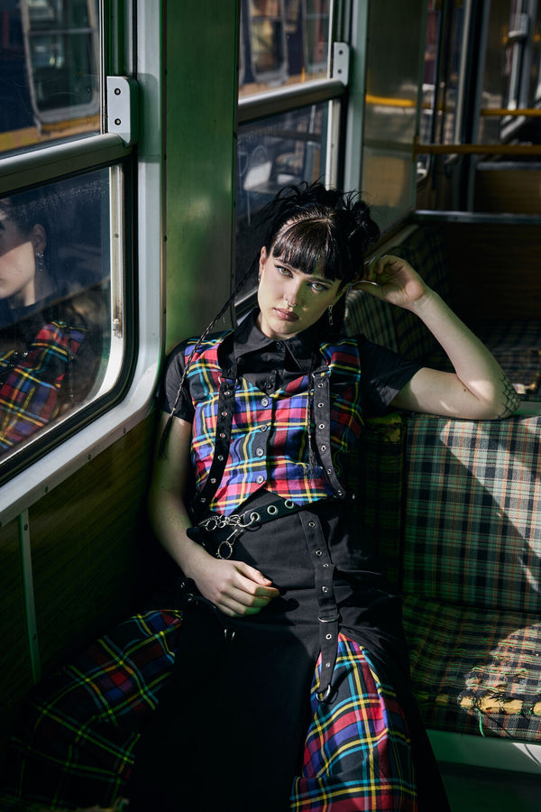 Dangerfield - Anarchic Tartan Vest - multi