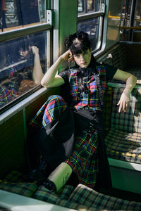 Dangerfield - Anarchic Tartan Vest - multi