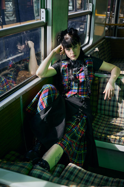 Dangerfield - Anarchic Tartan Vest - multi