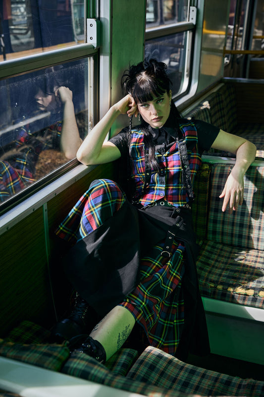 Dangerfield - Anarchic Tartan Vest - multi