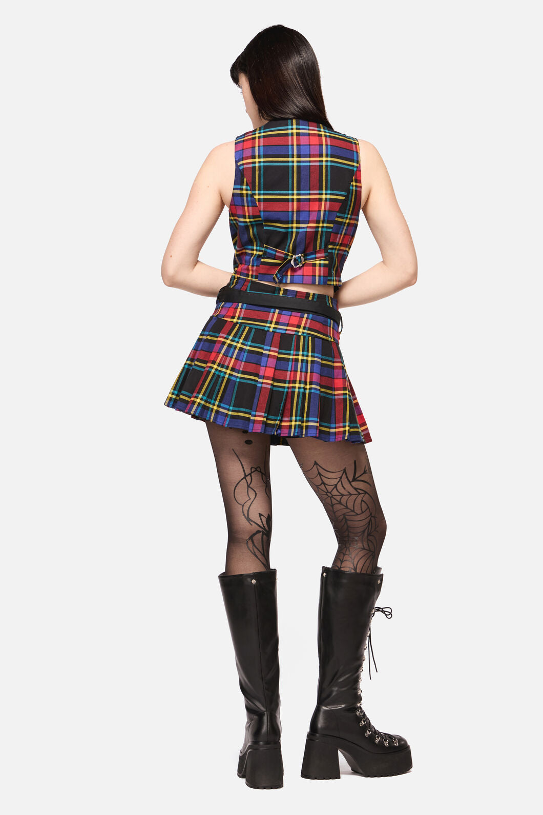 Dangerfield - Anarchic Tartan Skort - multi