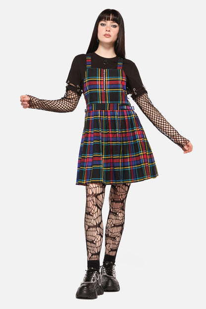 Dangerfield - Anarchic Tartan Pinafore - multi