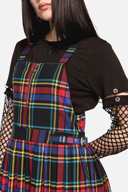 Dangerfield - Anarchic Tartan Pinafore - multi