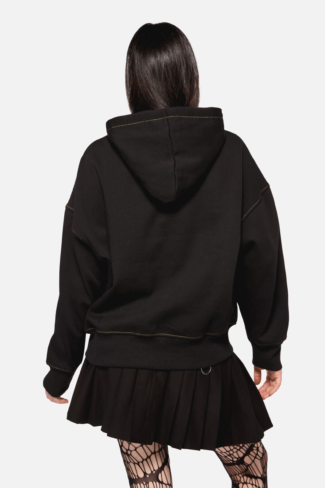 Dangerfield - Lawless Print Hoodie - black