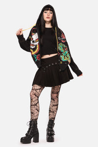 Dangerfield - Lawless Print Hoodie - black