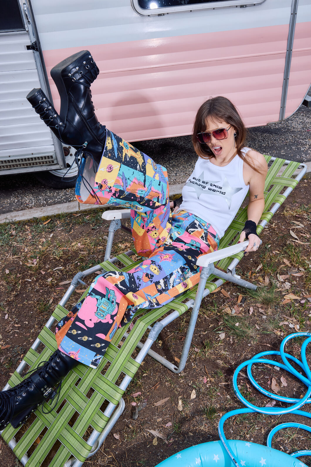 Dangerfield - Galactic Print Jean - multi