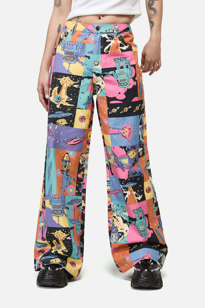 Dangerfield - Galactic Print Jean - multi