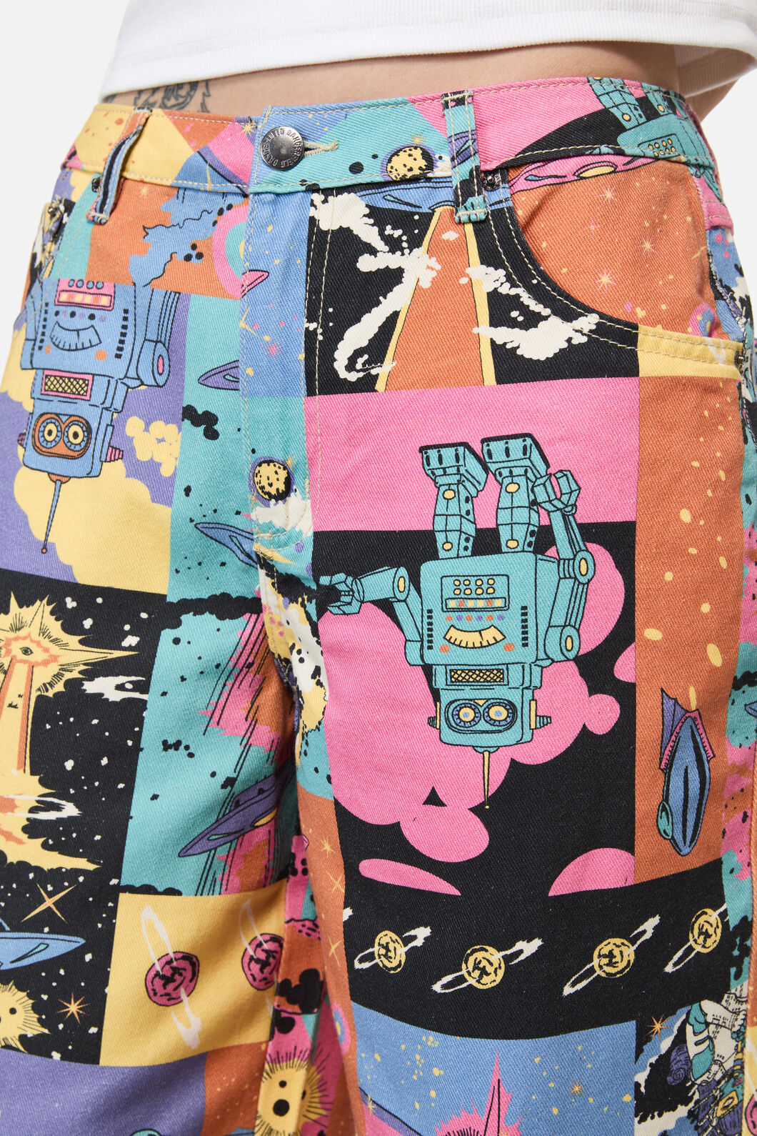 Dangerfield - Galactic Print Jean - multi