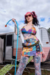 Dangerfield - Galactic Print Micro Skort - multi