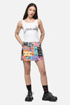Dangerfield - Galactic Print Micro Skort - multi