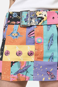 Dangerfield - Galactic Print Micro Skort - multi