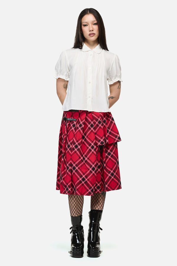 Dangerfield - BuccaneerPunkShortSleeveBlouse - cream