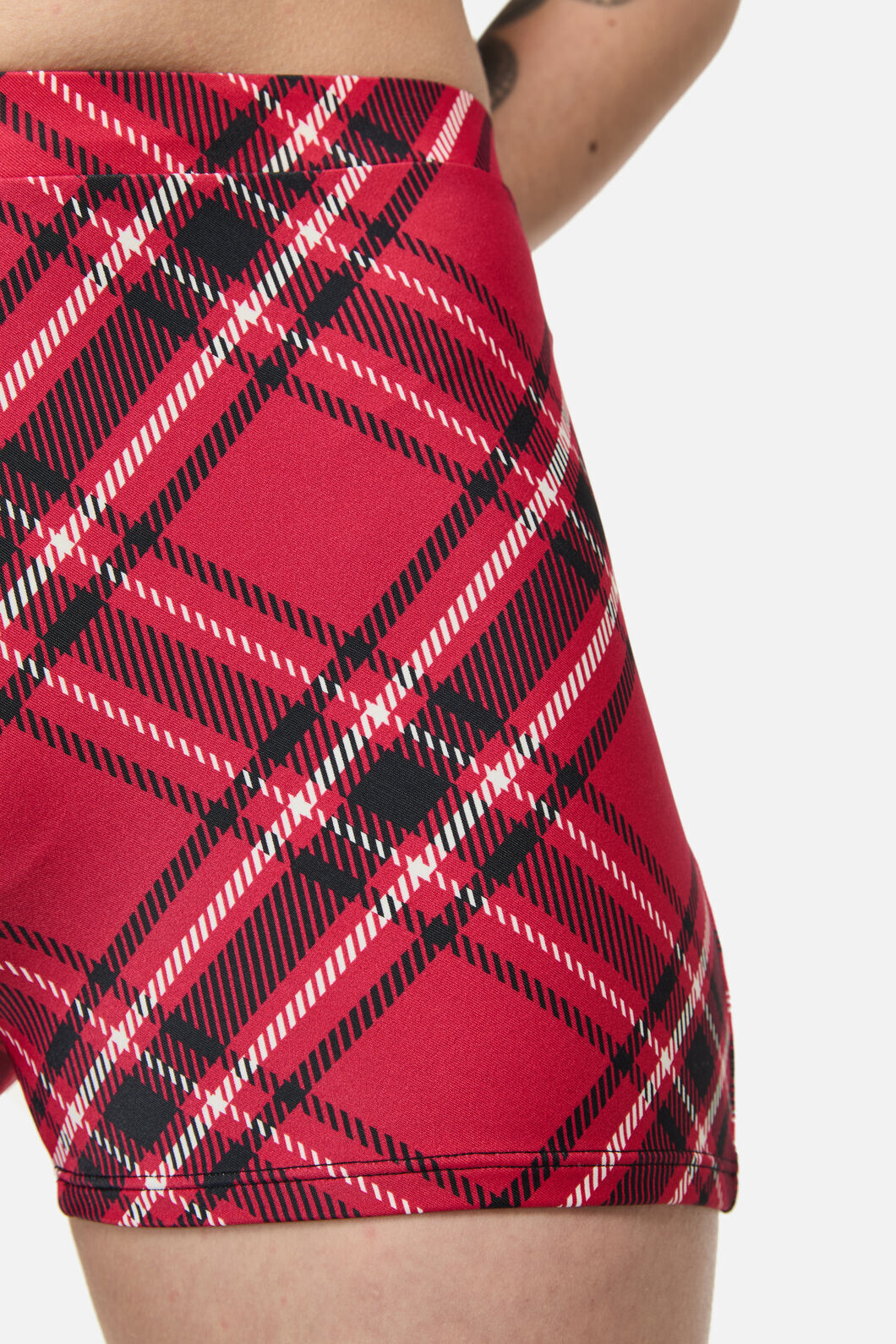 Dangerfield - Piracy Tartan Goth Bikini Bottom - red