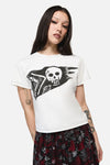 Dangerfield - Pirate Flag Print Punk Tee - cream
