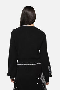 Dangerfield - Séance Patch Goth Cardigan - black