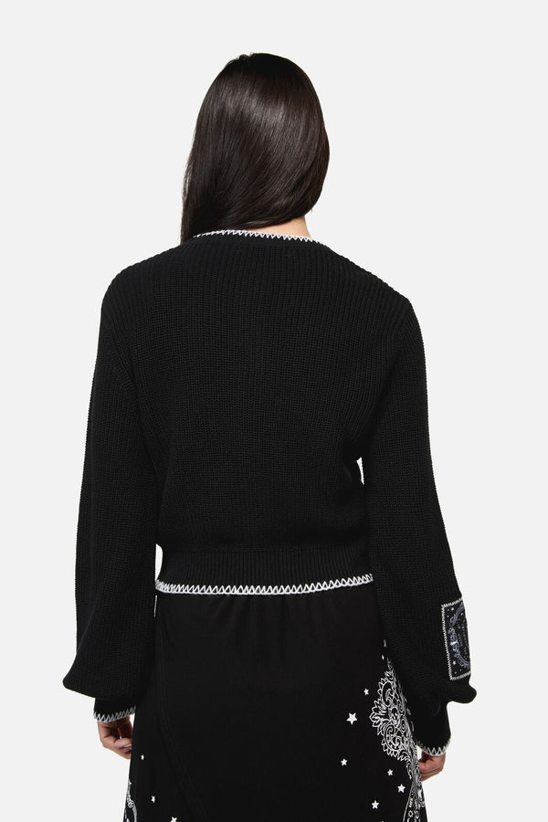 Dangerfield - Séance Patch Goth Cardigan - black
