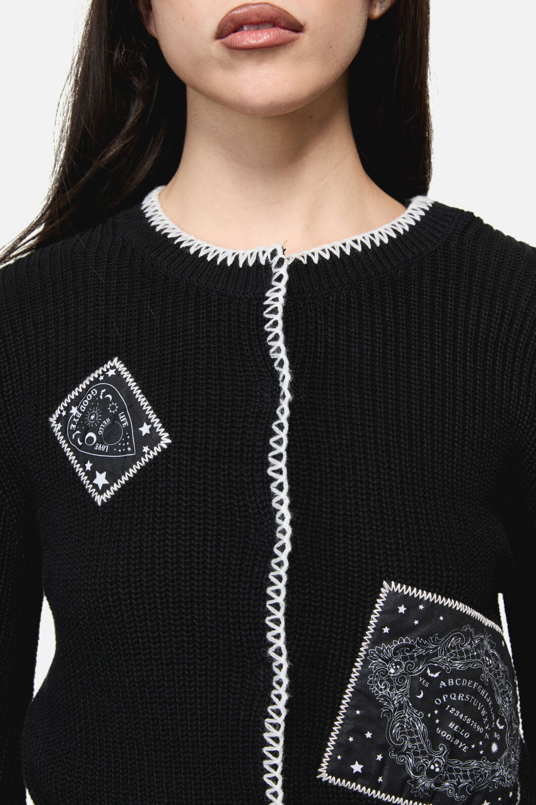 Dangerfield - Séance Patch Goth Cardigan - black