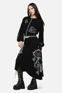 Dangerfield - Séance Patch Goth Cardigan - black