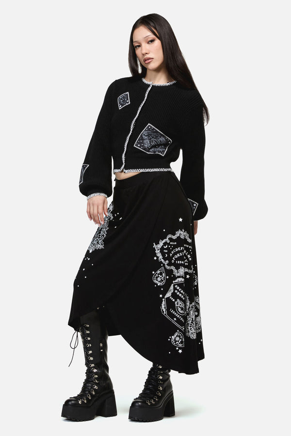 Dangerfield - Séance Patch Goth Cardigan - black