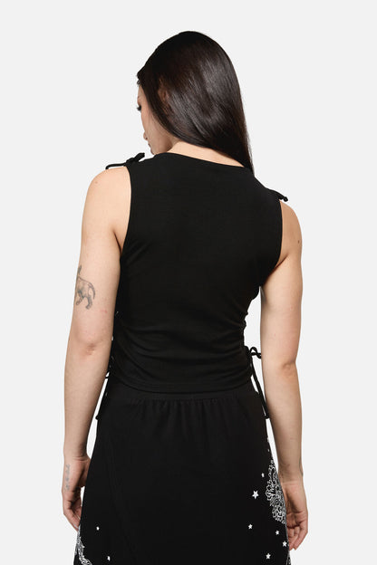 Dangerfield - Séance Goth Print Tank Top - black