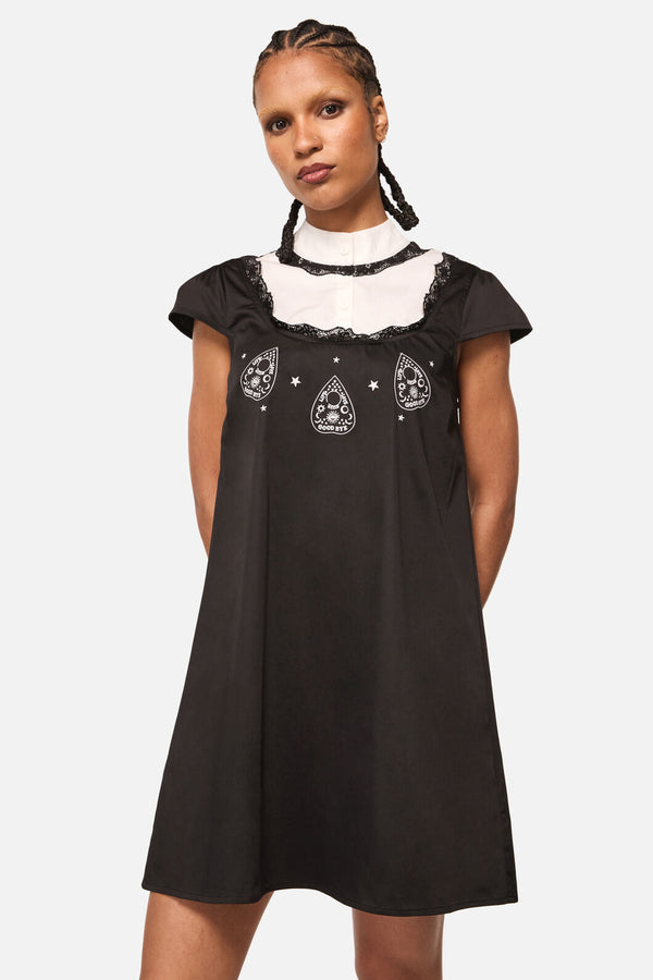 Dangerfield - Séance Contrast Goth MiniDress - black