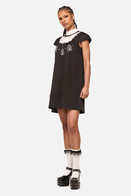 Dangerfield - Séance Contrast Goth MiniDress - black