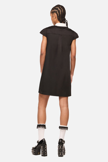 Dangerfield - Séance Contrast Goth MiniDress - black