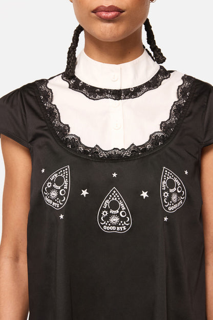 Dangerfield - Séance Contrast Goth MiniDress - black