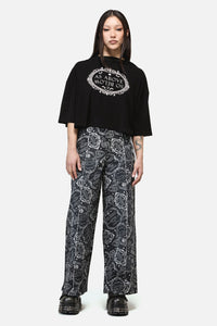 Dangerfield - Séance Hooded Goth Print Tee - black