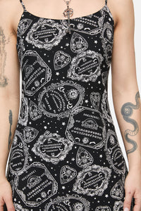 Dangerfield - Séance Goth Strap Midi Dress - black