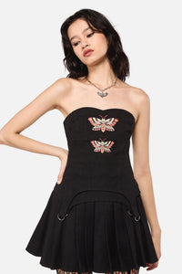 Dangerfield - AllHallows'EveTattooCorsetTop - black