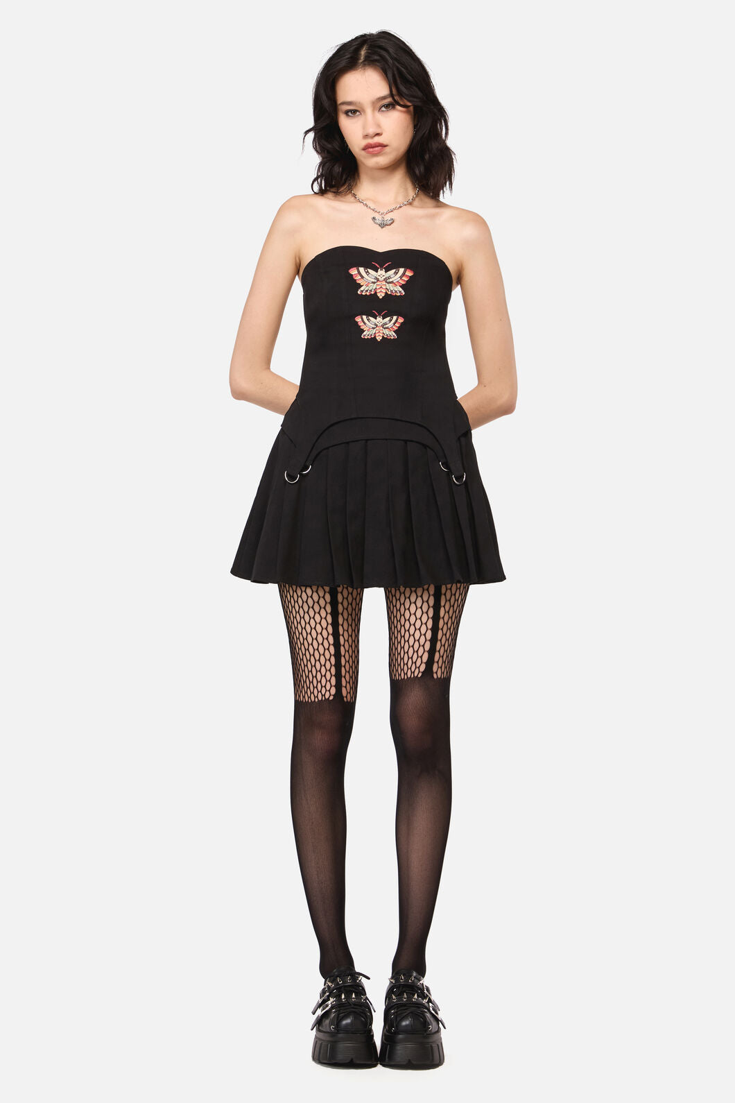 Dangerfield - AllHallows'EveTattooCorsetTop - black