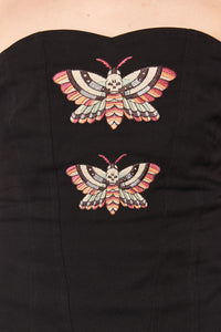 Dangerfield - AllHallows'EveTattooCorsetTop - black