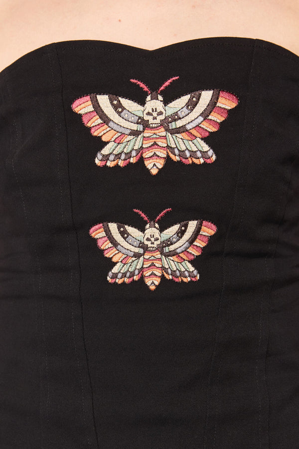 Dangerfield - AllHallows'EveTattooCorsetTop - black