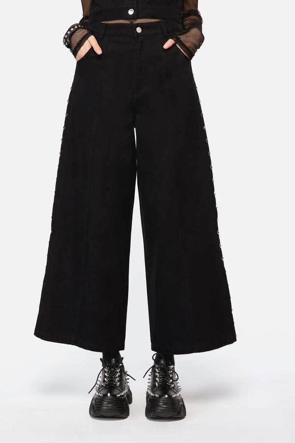 Dangerfield - Barb Stud Trim Jean - black