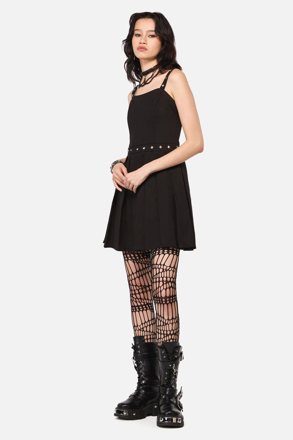 Dangerfield - Barb Stud Trim Dress - black