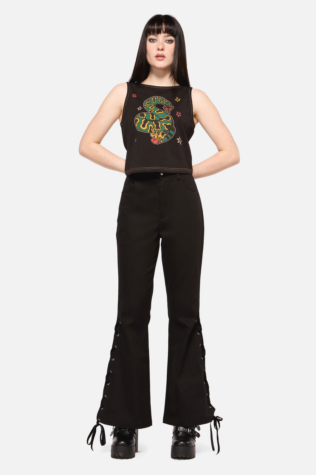 Dangerfield - All Tied Up Punk Pant - black