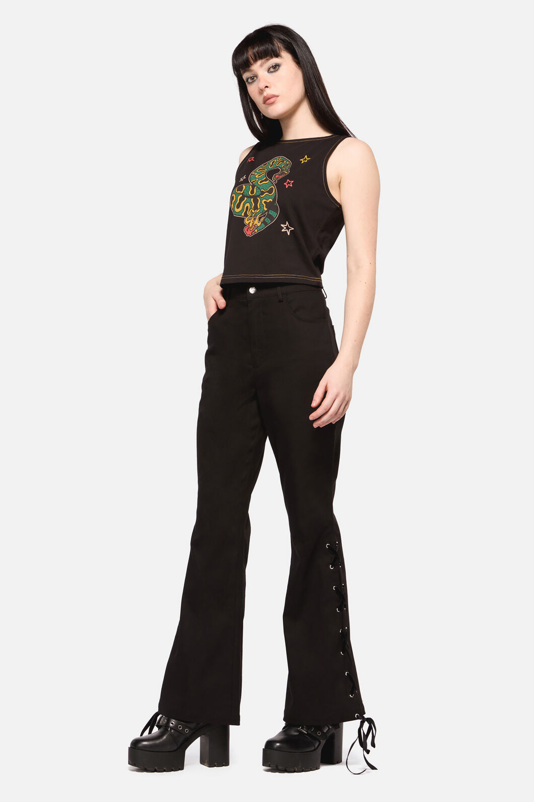 Dangerfield - All Tied Up Punk Pant - black