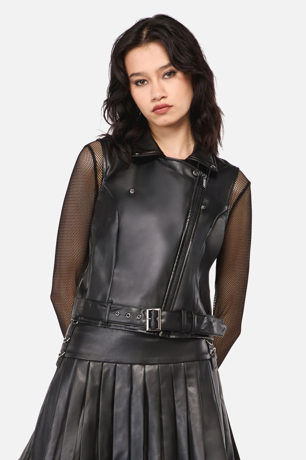 Dangerfield - Hallows D-Ring PU Vest - black