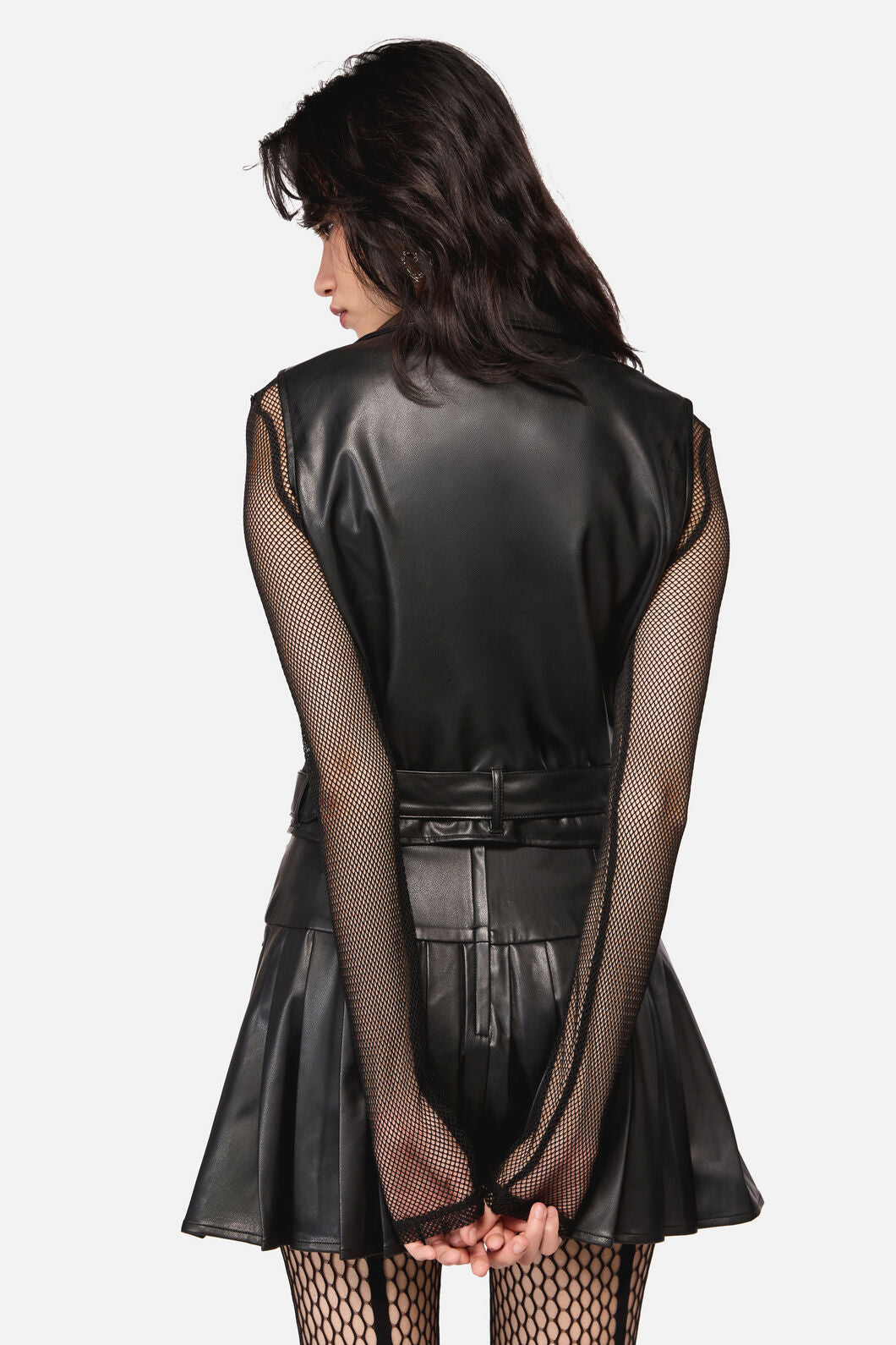 Dangerfield - Hallows D-Ring PU Vest - black