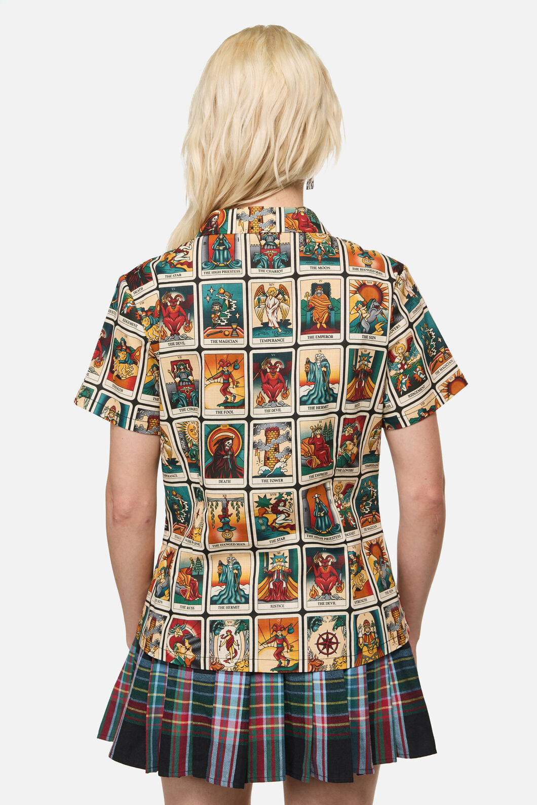 Dangerfield - Tarot Print Goth Blouse - multi