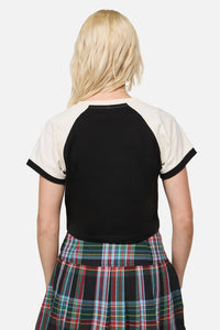 Dangerfield - Tarot Card Raglan Tee - black