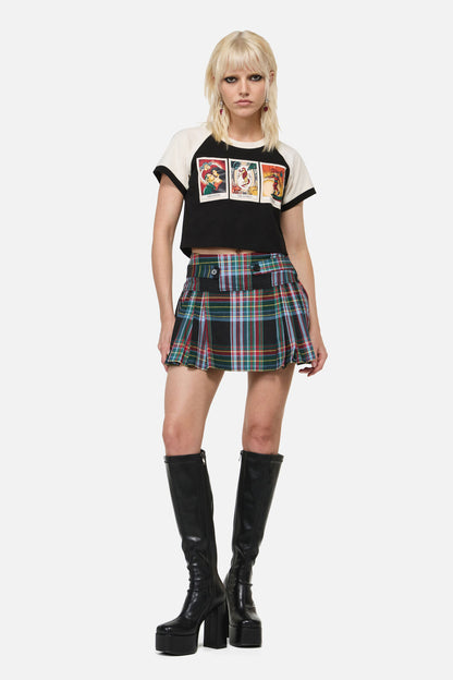 Dangerfield - Tarot Card Raglan Tee - black