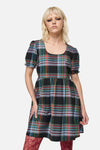 Dangerfield - Hermit Goth Tartan Mini Dress - multi