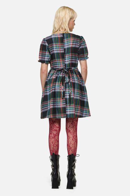 Dangerfield - Hermit Goth Tartan Mini Dress - multi
