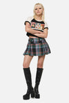 Dangerfield - Hermit Goth Tartan Skort - multi