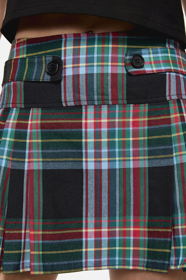 Dangerfield - Hermit Goth Tartan Skort - multi