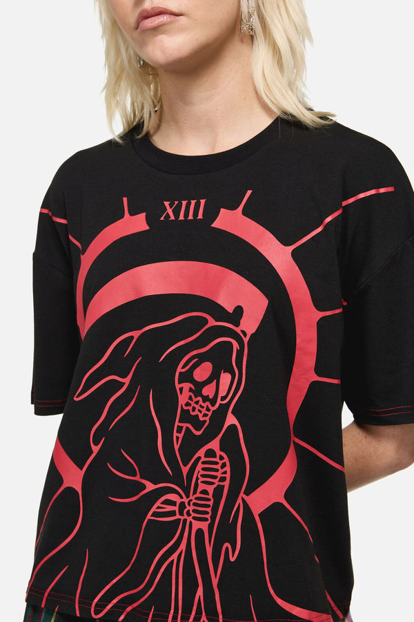 Dangerfield - Reaper Oversized Goth Tee - black